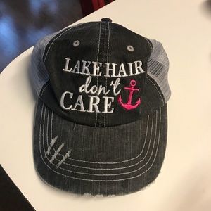 Cute baseball hat. Velcro adjustable. Mess sides.